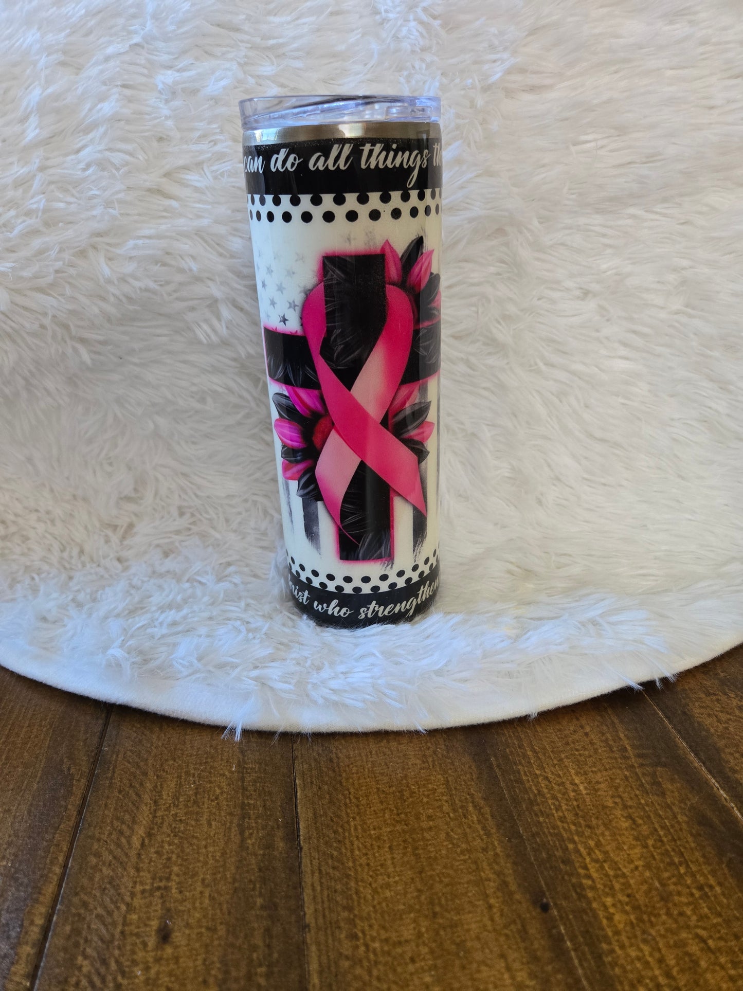 20 oz Breast Cancer Tumbler