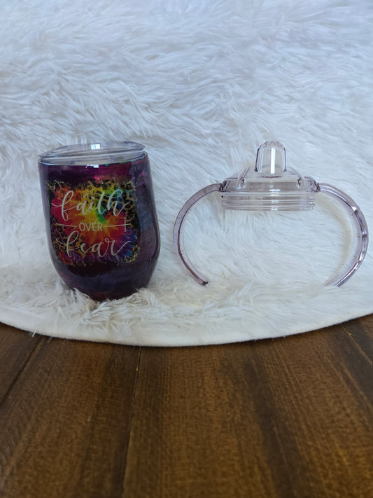 Small Purple Cup with 2 Lids